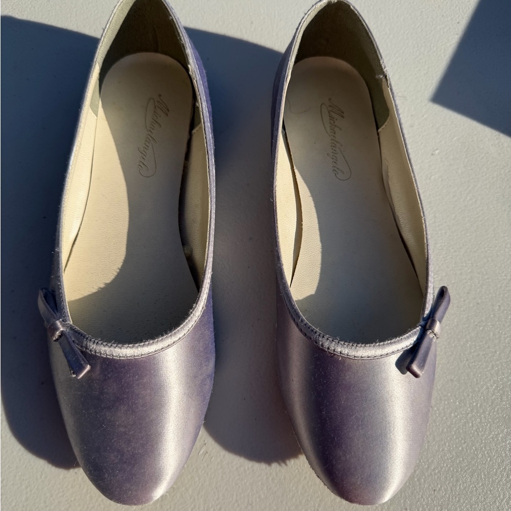 Michaelangelo Lavender Ballet Flats
